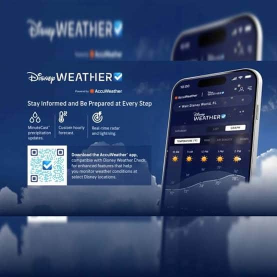 Disney lança alerta de clima em tempo real com a AccuWeather