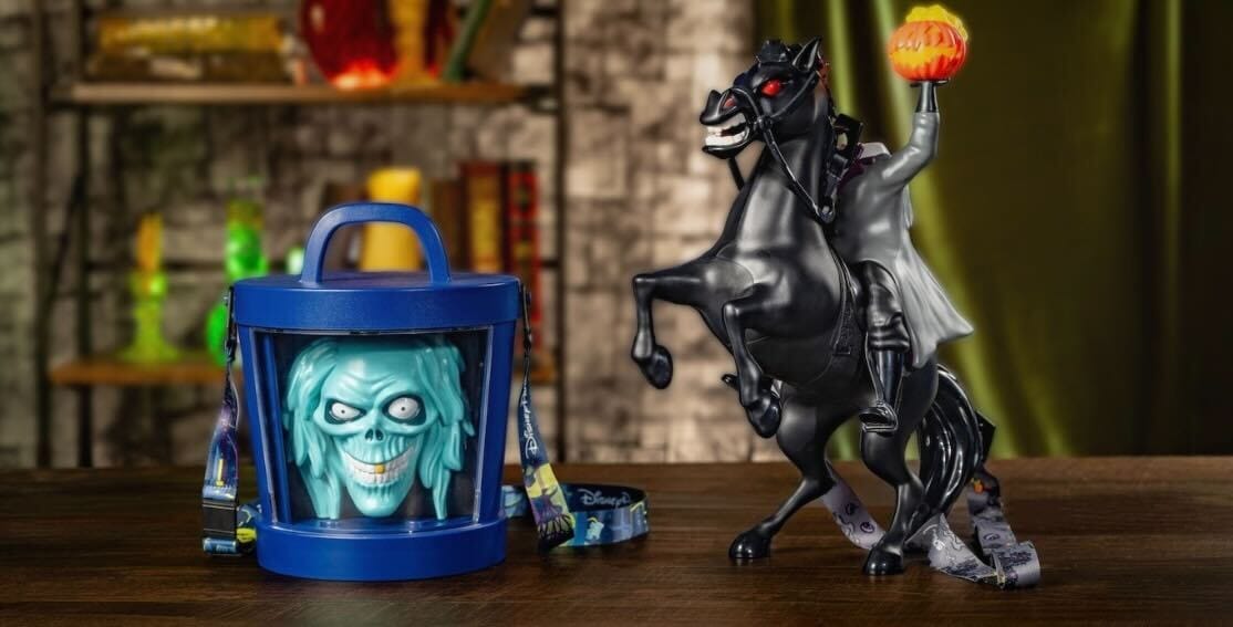 Balde de pipoca do Hatbox Ghost chega à festa de Halloween da Disney em Orlando